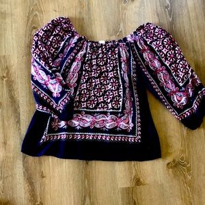 Off the shoulder blouse